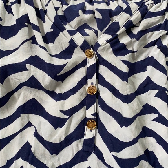 Lily Pulitzer “I got lucky” print Elsa Silk top XS - Picture 3 of 3